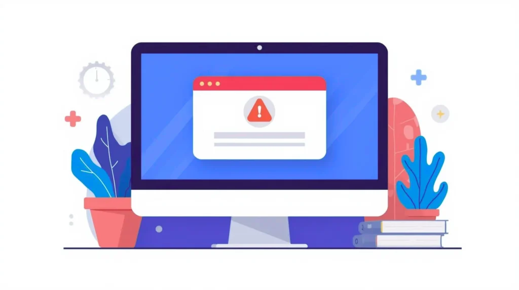 illustration thumbnail, similar in style to the example provided, for a blog post titled "New Feature: Real-Time Uptime Alerts Now Available.