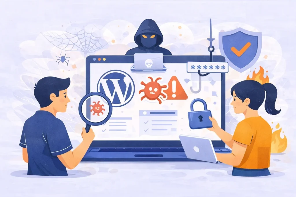 In this guide, you’ll understand why WordPress websites get hacked, how hackers attack them, and what you can do to protect your site long term.